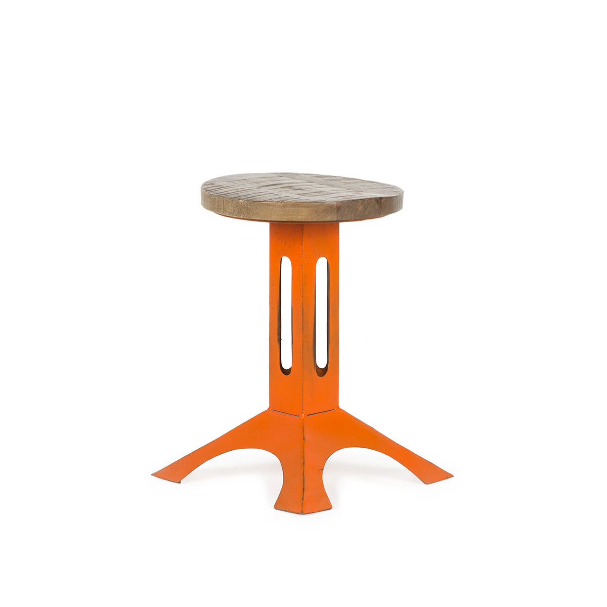 Taburete Reno tono naranja