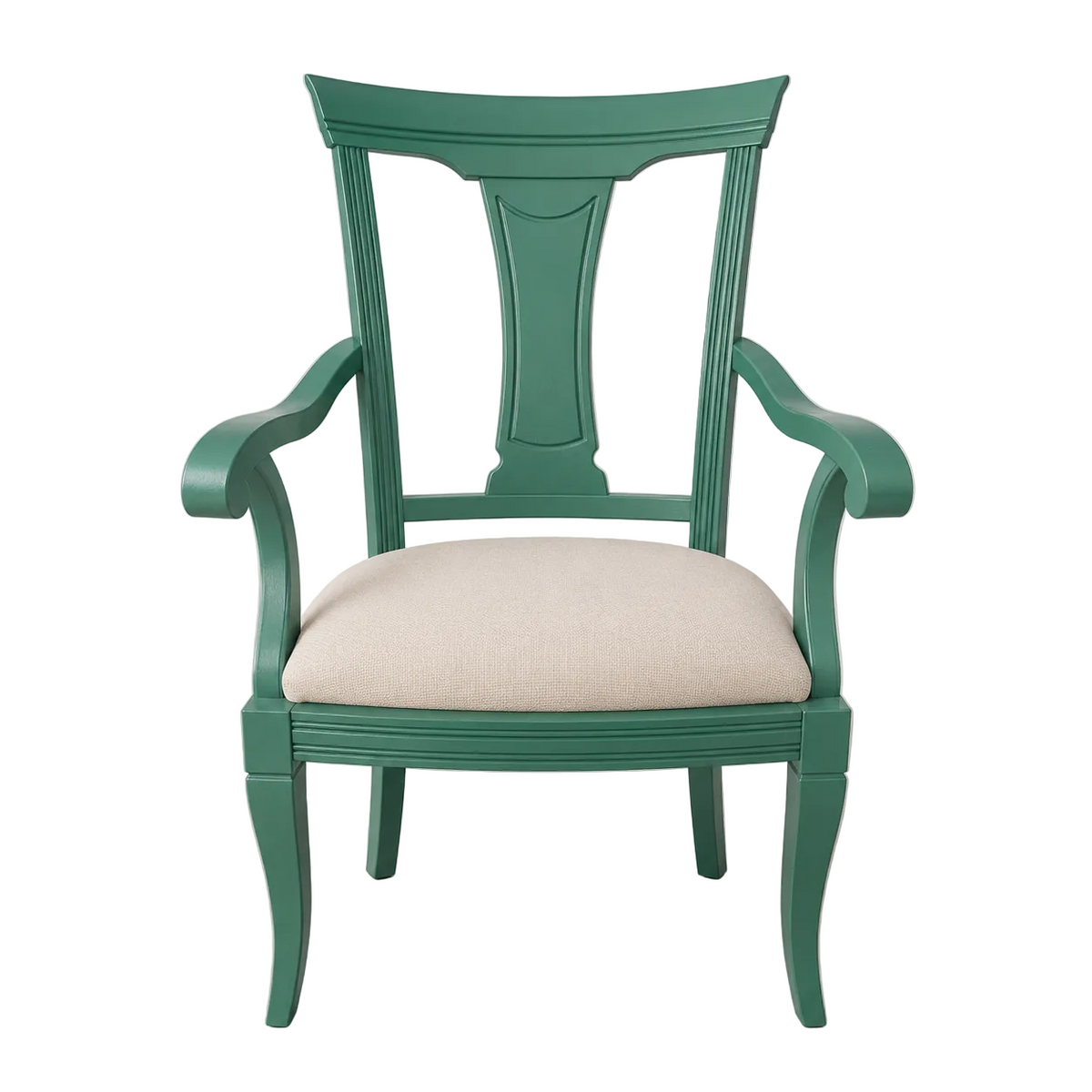 Silla Forma Clásica Verde