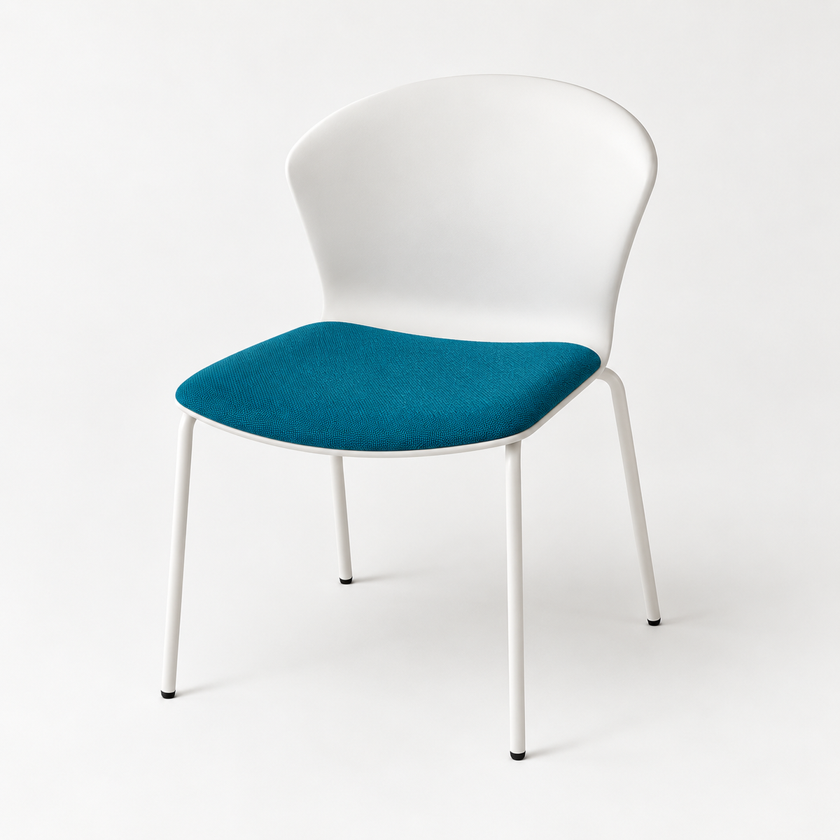Silla moderna azul/blanco