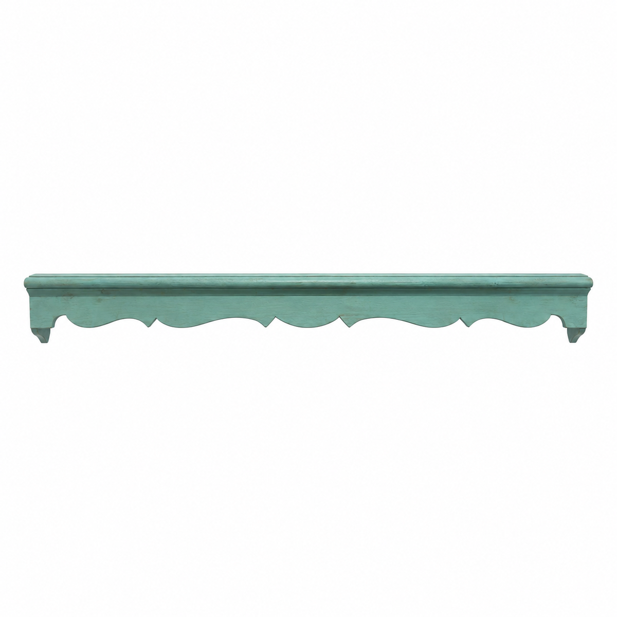 Estante de pared lacado verde agua