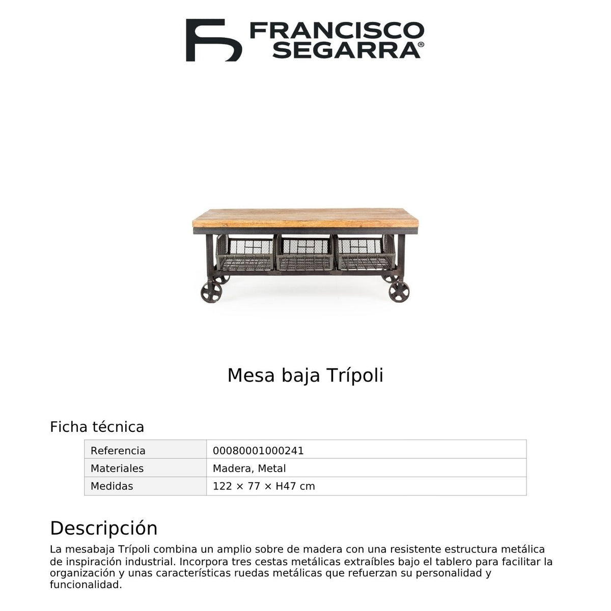 Mesa baja Trípoli