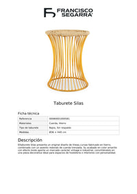 Taburete Silas