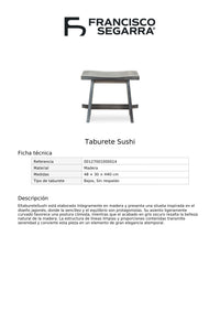 Taburete Sushi
