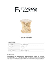 Taburete Ainara