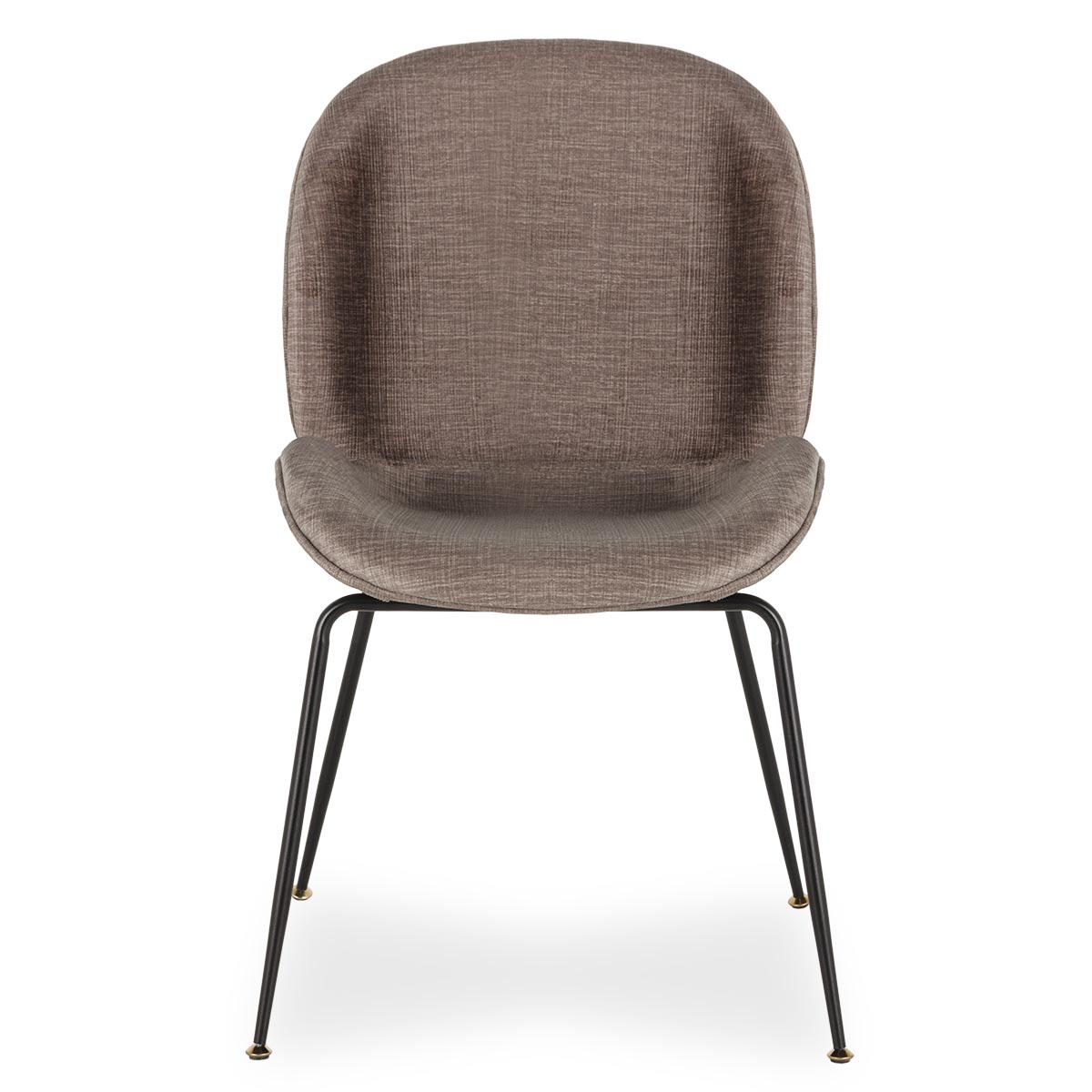 Silla tapizada Tainla color capuchino