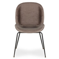 Silla tapizada Tainla color capuchino