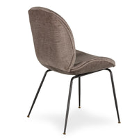 Silla tapizada Tainla color capuchino