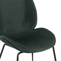 Silla tapizada Tainla color verde