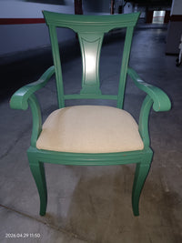 Silla Forma Clásica Verde