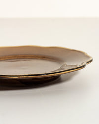 Plato Attic Borde  Marron Brillante ø 19 cm