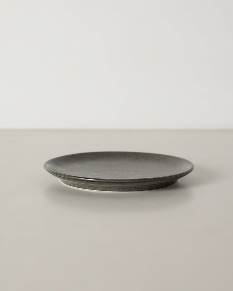 Plato Llano Ceramico Bass Verde Oscuro ø14 cm