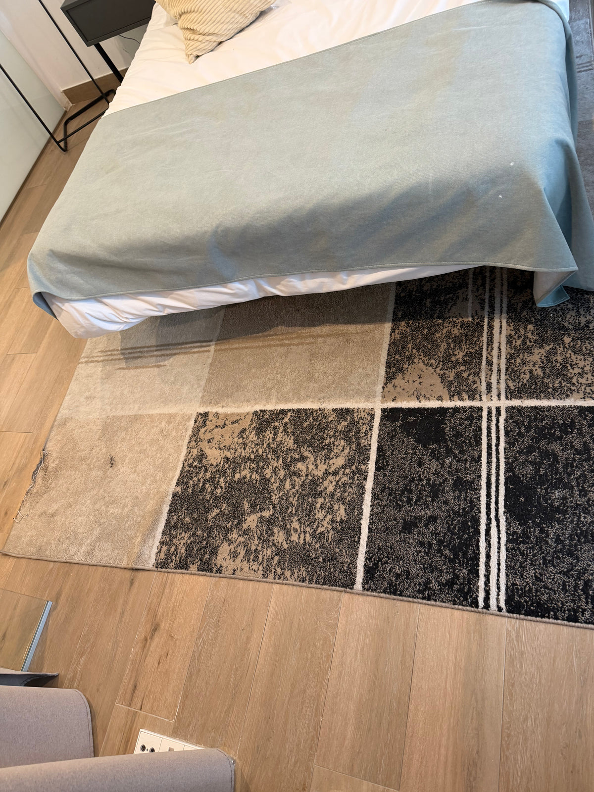 Alfombra dormitorio (patchwork oscuro)