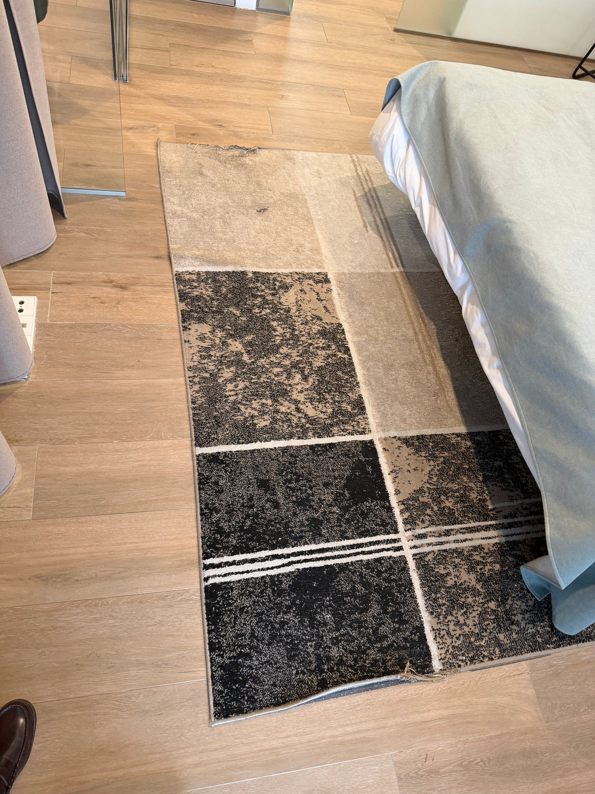 Alfombra dormitorio (patchwork oscuro)