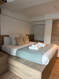 Base de cama doble tapizada