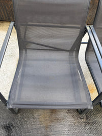Silla de terraza textilene gris