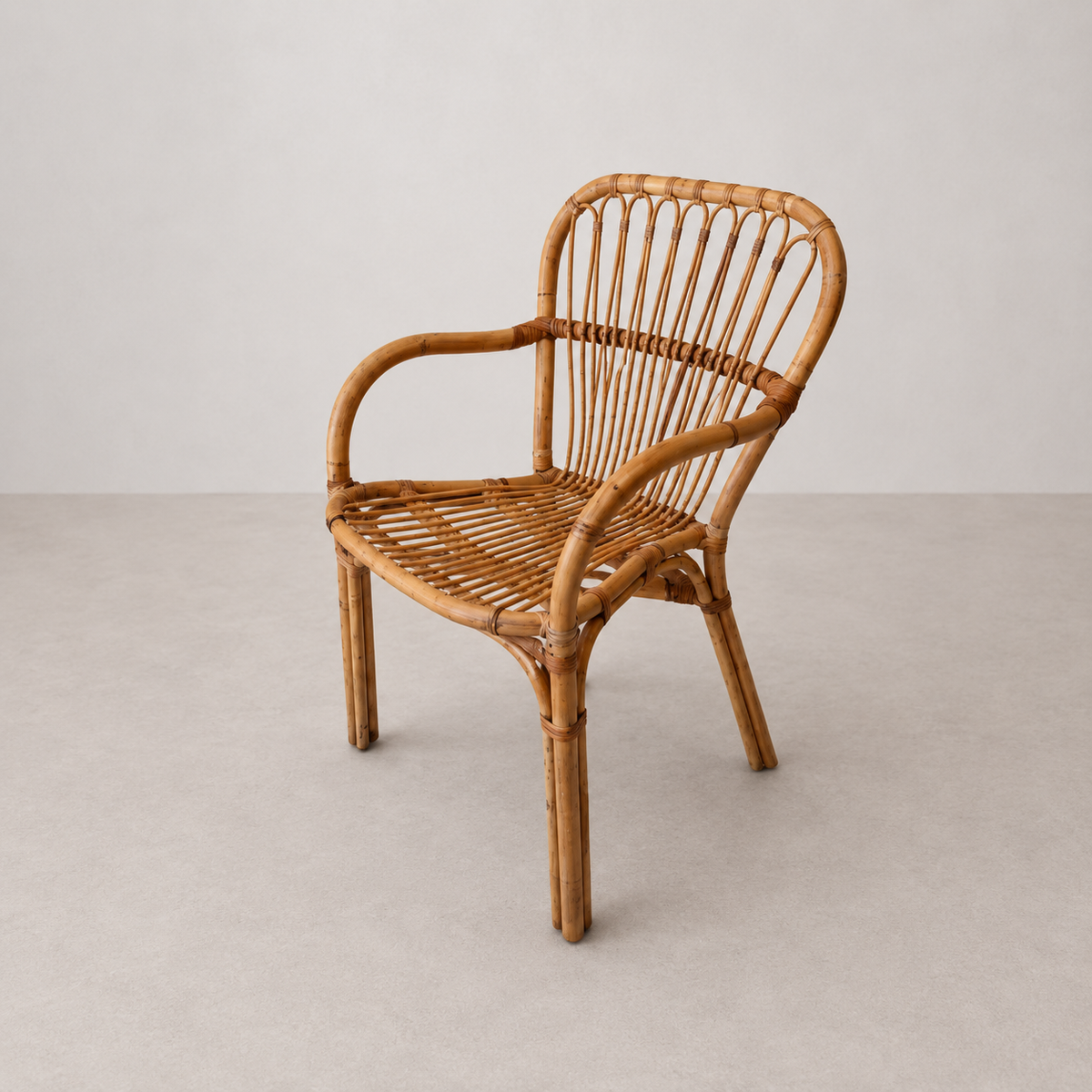 Silla mimbre comedor
