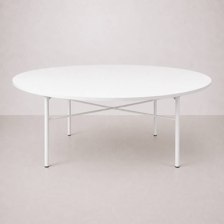Grande table ronde pour événements (présidence 160cm)