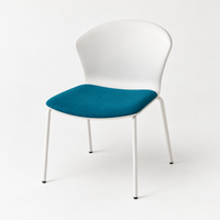 Silla moderna azul/blanco