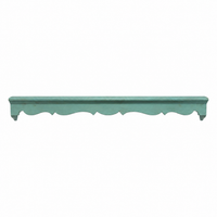Estante de pared lacado verde agua