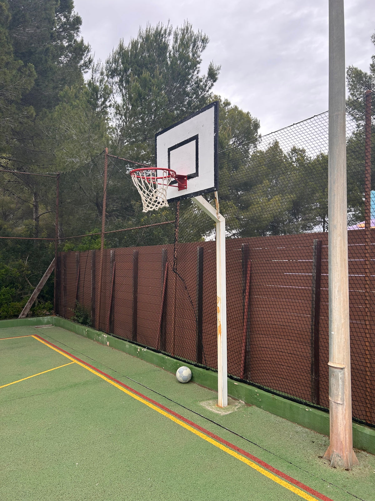 Canasta de baloncesto de exterior