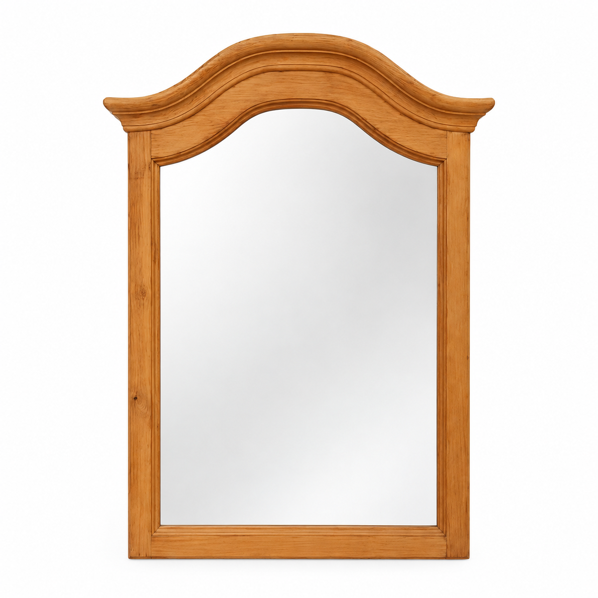 Espejo de pared de pino con arco