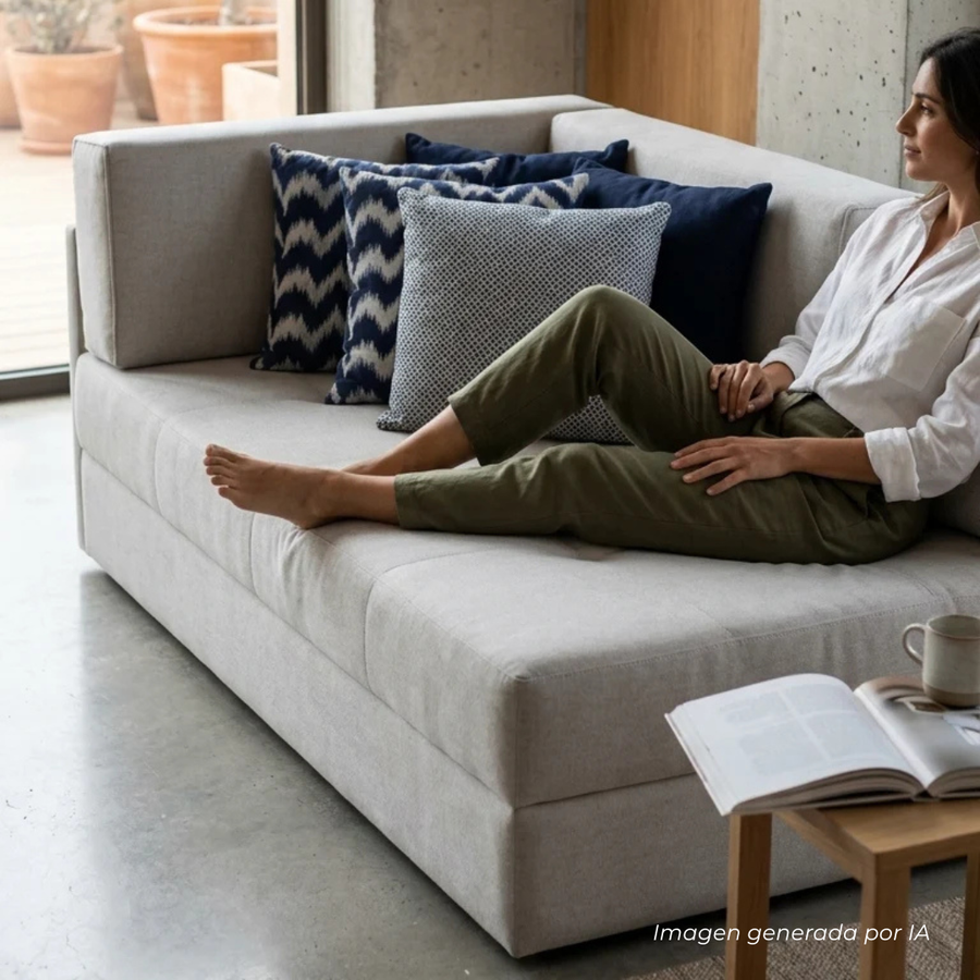 Sofá tipo Chaise Lounge