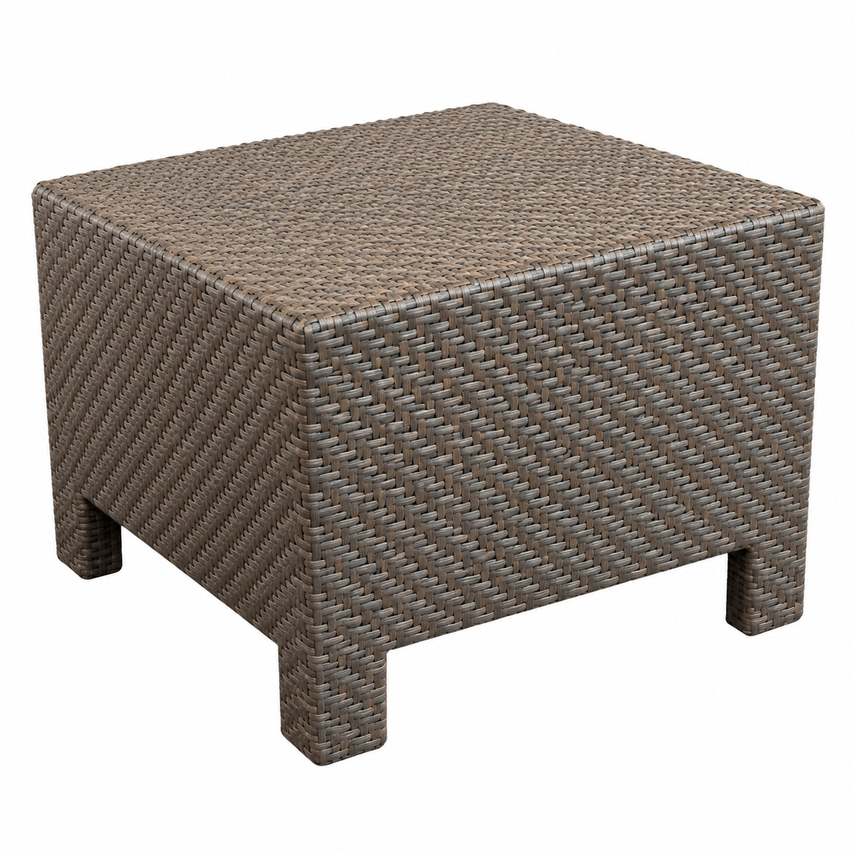 Mesa baja de mimbre 54×54 cm