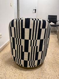 Pouf Rayures Zèbre