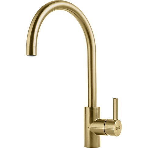 Robinet Porcelanosa cygne Doré