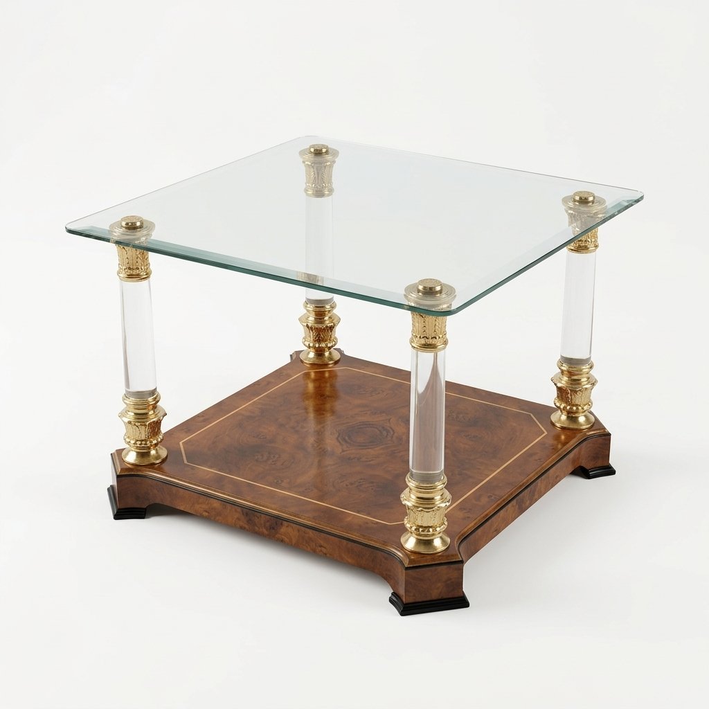 Table en verre