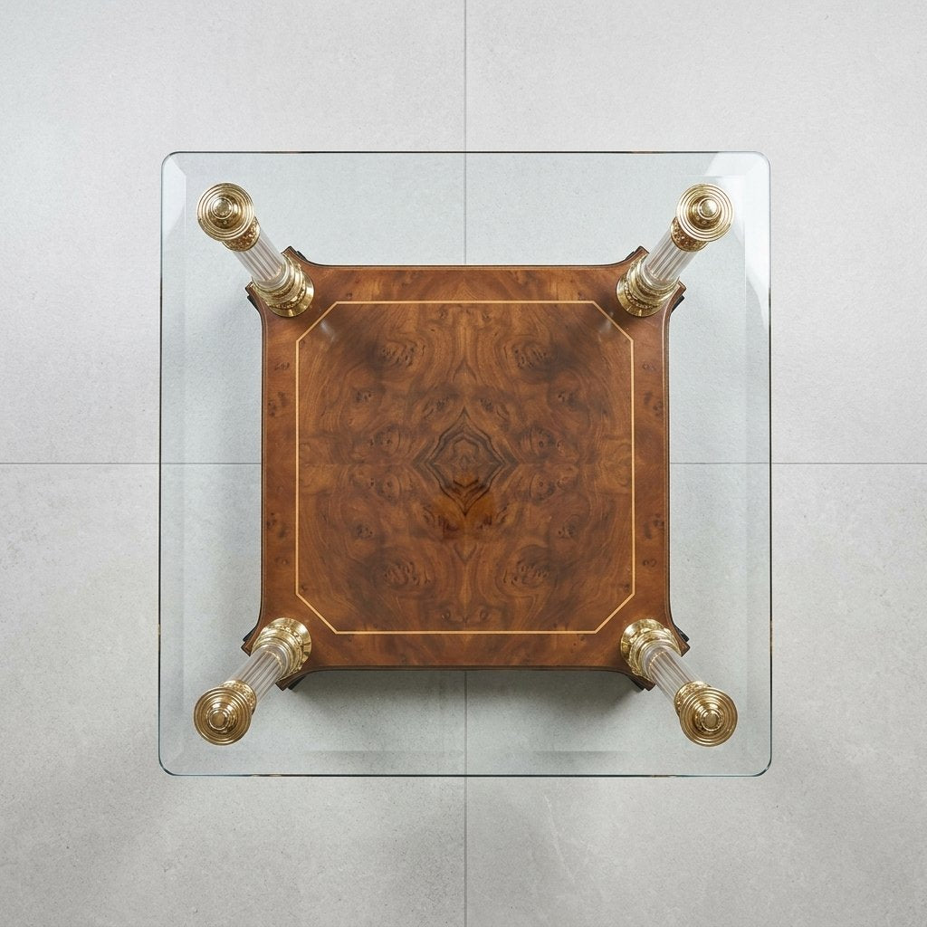 Table en verre