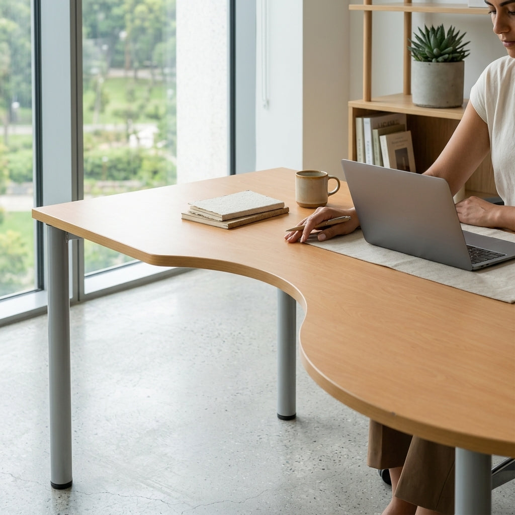Mesa de escritório ergonómica