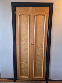 Juego de puertas de armario en madera