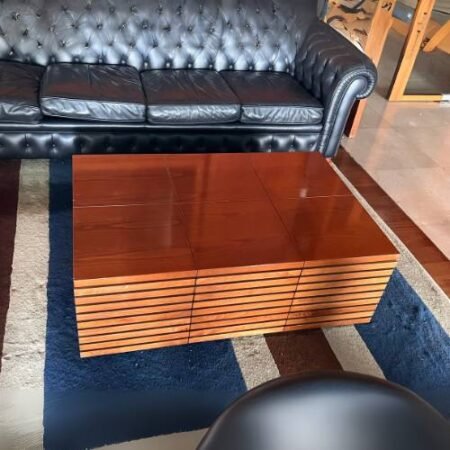 Mesa Madera Baja 6 Cuadrados