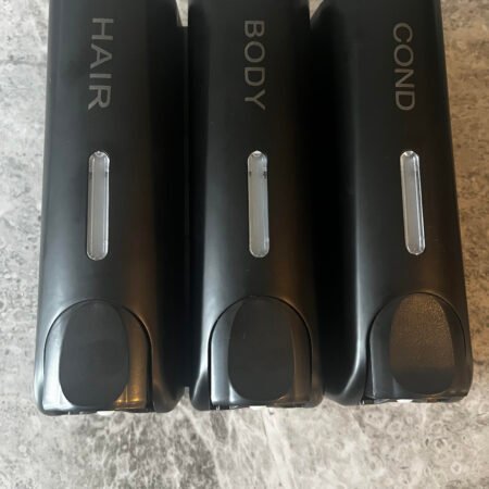 DISPENSADORES DE JABÓN DE DUCHA: BODY-HAIR-CONDITIONER