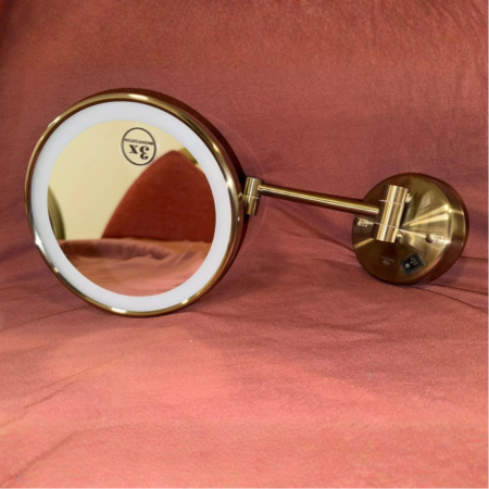 Aplique Espejo Dorado 4