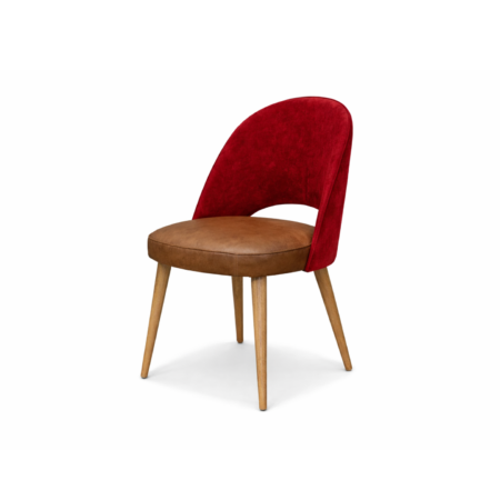 Silla terciopelo Rojo